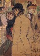 Henri  Toulouse-Lautrec Alfred la Guigne Spain oil painting artist